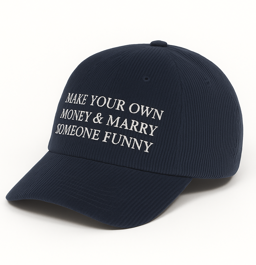 SOMEONE FUNNY Courdroy Cap